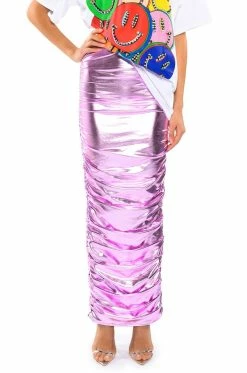 ANGEL ENERGY METALLIC MAXI SKIRT