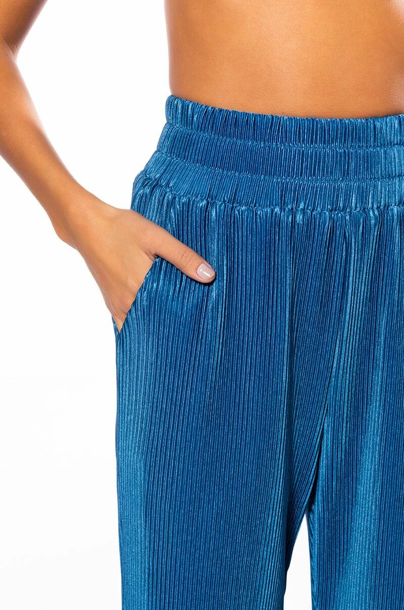 ASTRID PLEATED PALAZZO PANT - Image 7