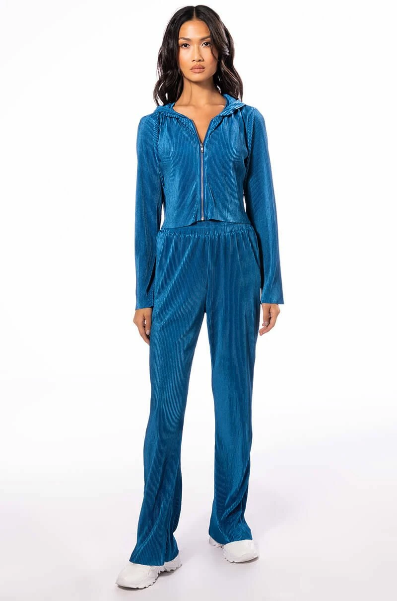 ASTRID PLEATED PALAZZO PANT - Image 8