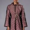 AZALEA WANG VAN SELUS CHECKERED RAIN JACKET