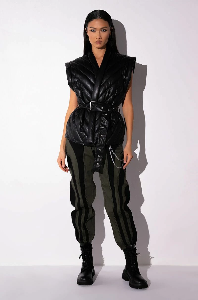 BLANK NYC UNDER THE RADAR PU VEST - Image 8