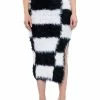 CHECKMATE SIR FUZZY MIDI SKIRT