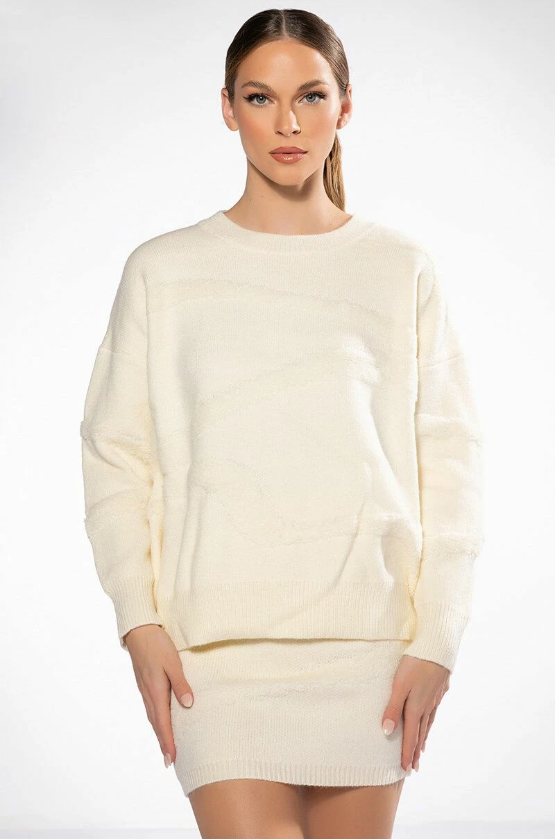 COMIN IN HOT KNIT MINI SKIRT - Image 3