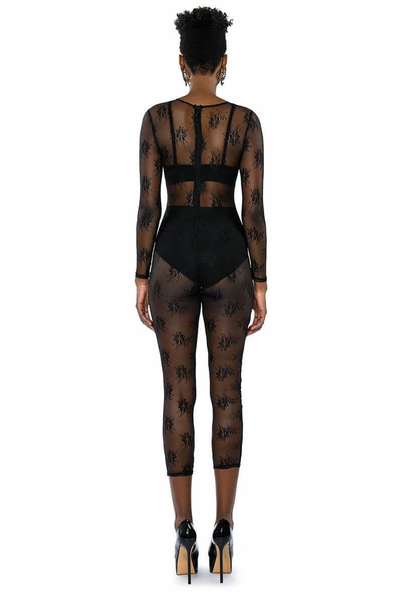 DAY BY DAY LACE JUMPSUIT AND TWIST FRONT MAXI SKIRT SET - Image 10