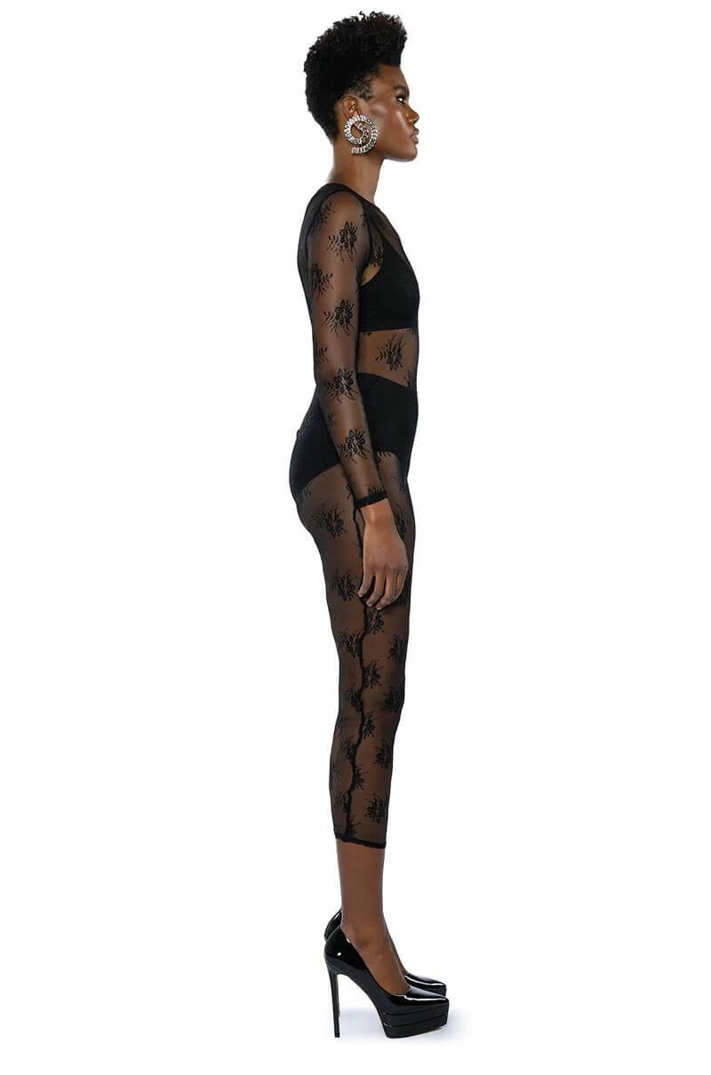 DAY BY DAY LACE JUMPSUIT AND TWIST FRONT MAXI SKIRT SET - Image 9