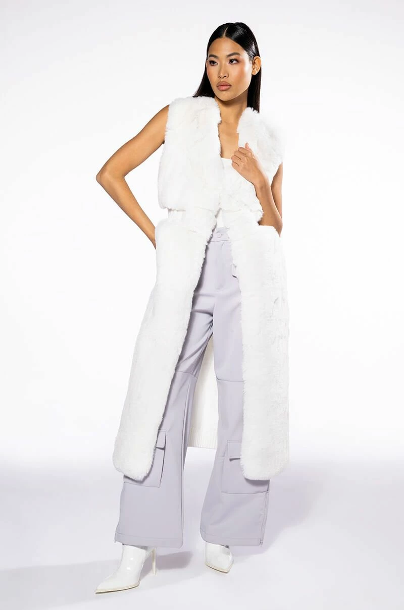 ELEVATED CARGO PANTS IN LIGHT GREY - Image 4