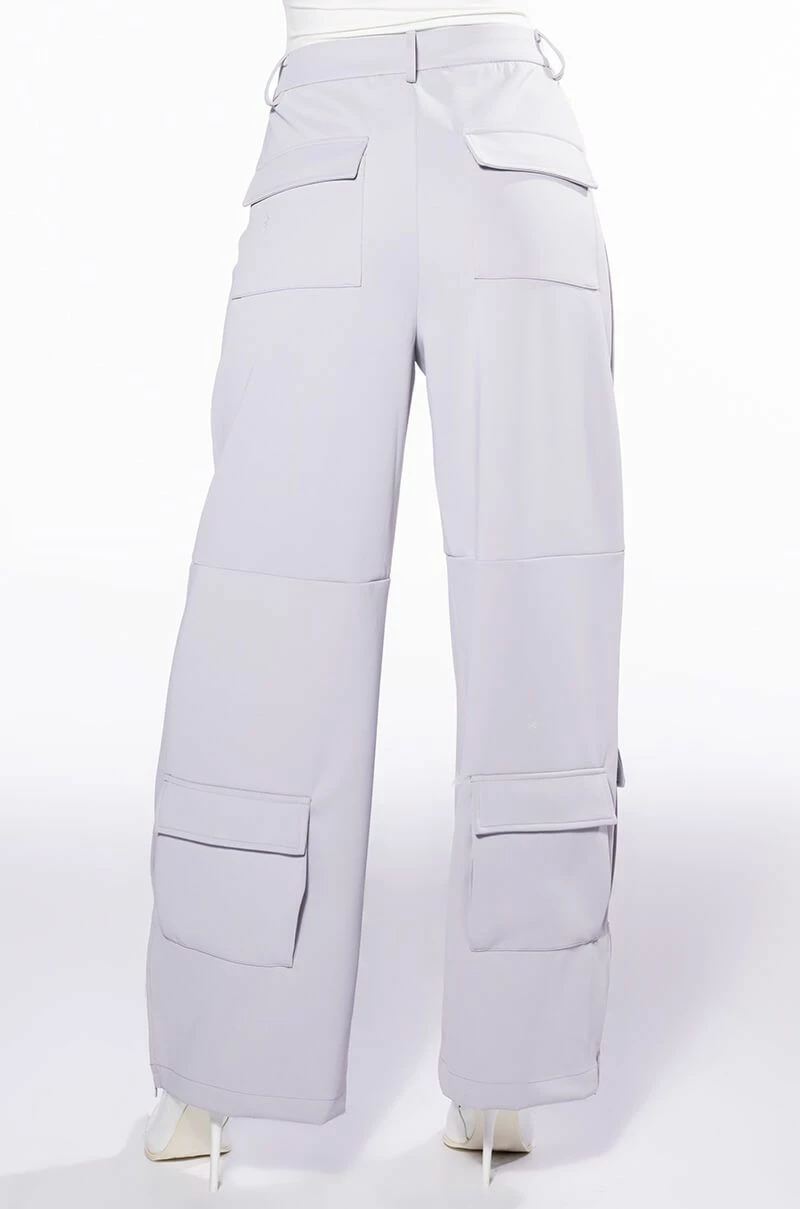 ELEVATED CARGO PANTS IN LIGHT GREY - Image 8