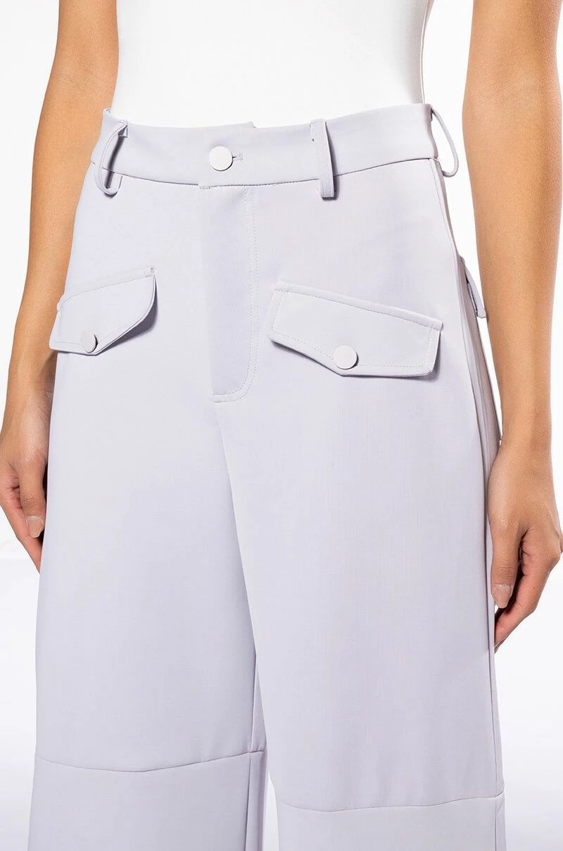 ELEVATED CARGO PANTS IN LIGHT GREY - Image 9