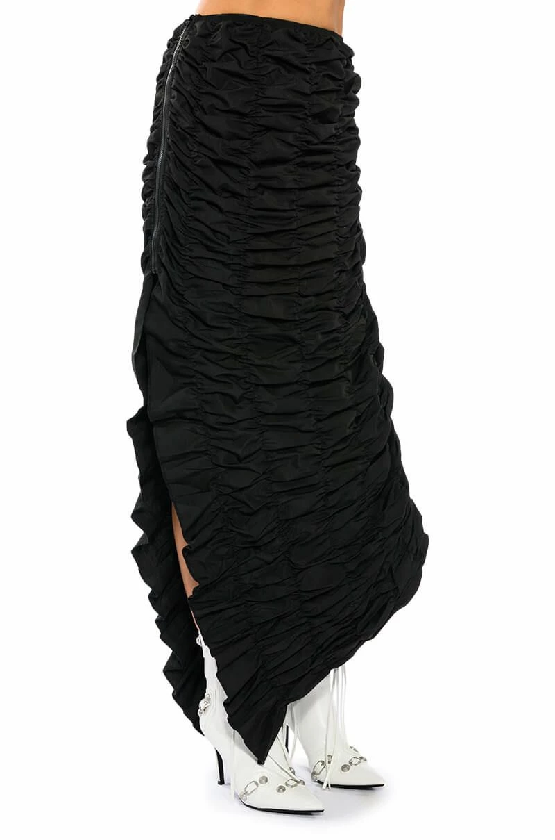 ENCORE SCRUNCHED SLIT MAXI SKIRT - Image 6