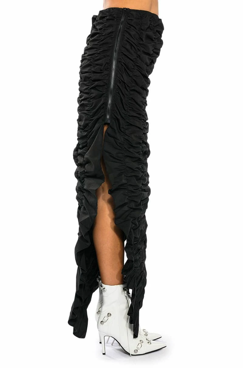 ENCORE SCRUNCHED SLIT MAXI SKIRT - Image 7