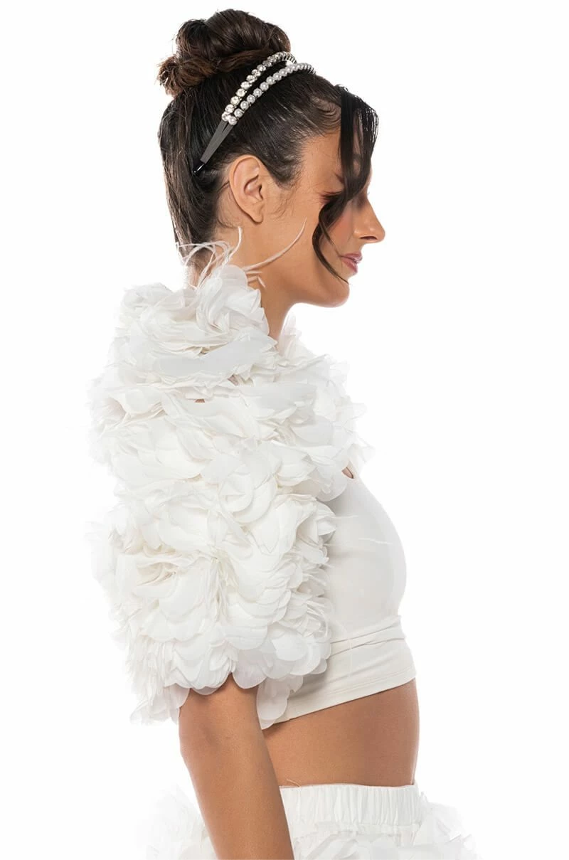 FLOWER HALF JACKET SHRUG - Image 4