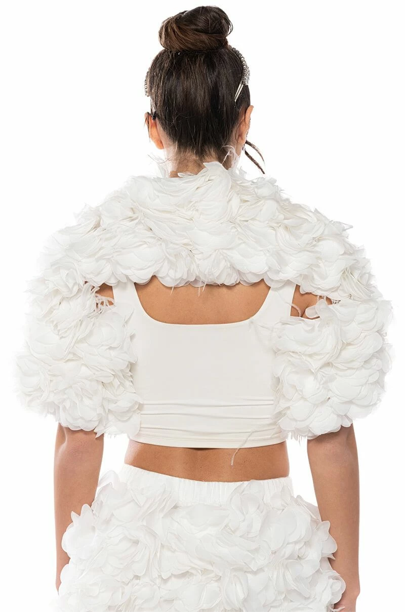 FLOWER HALF JACKET SHRUG - Image 5