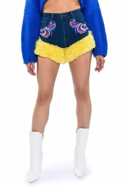 FUN WITH ME DENIM SHORTS