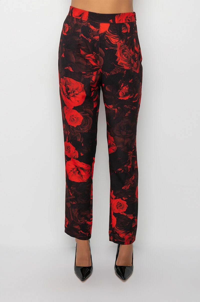 HARD TO HANDLE FLORAL TROUSERS - Image 3