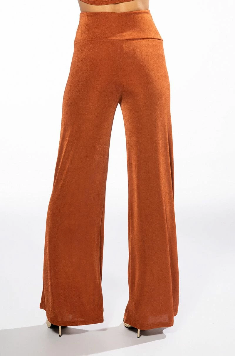 HOLD UP SLINKY PALAZZO PANT - Image 5