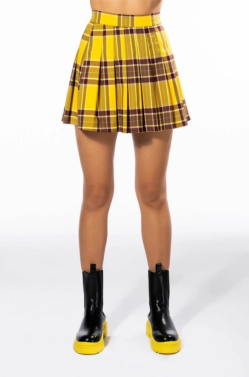 HOMECOMING BABE PLEATED MINI SKIRT - Image 7