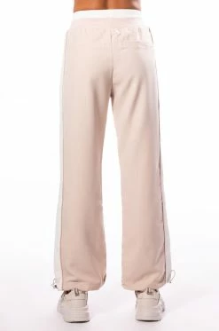 LISTEN UP COLOR BLOCK WIDE LEG SWEATPANT 14 LISTEN UP COLOR BLOCK WIDE LEG SWEATPANT -HORSE GIRL Shop listen up color block wide leg sweatpant beige 6 6