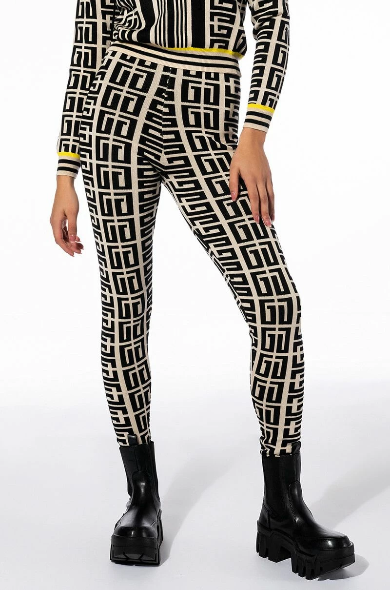 LOCKED IN GRAPHIC PRINT KNIT JOGGER