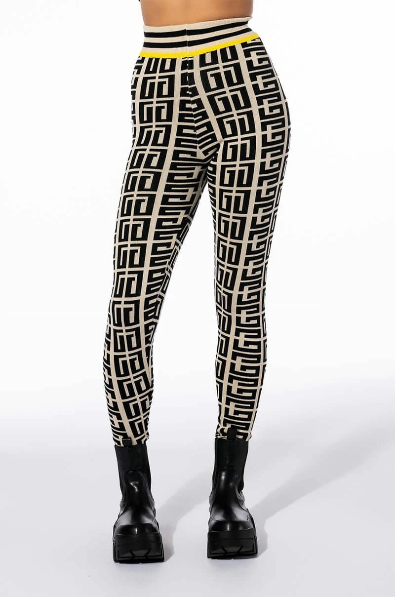 LOCKED IN GRAPHIC PRINT KNIT JOGGER - Image 3