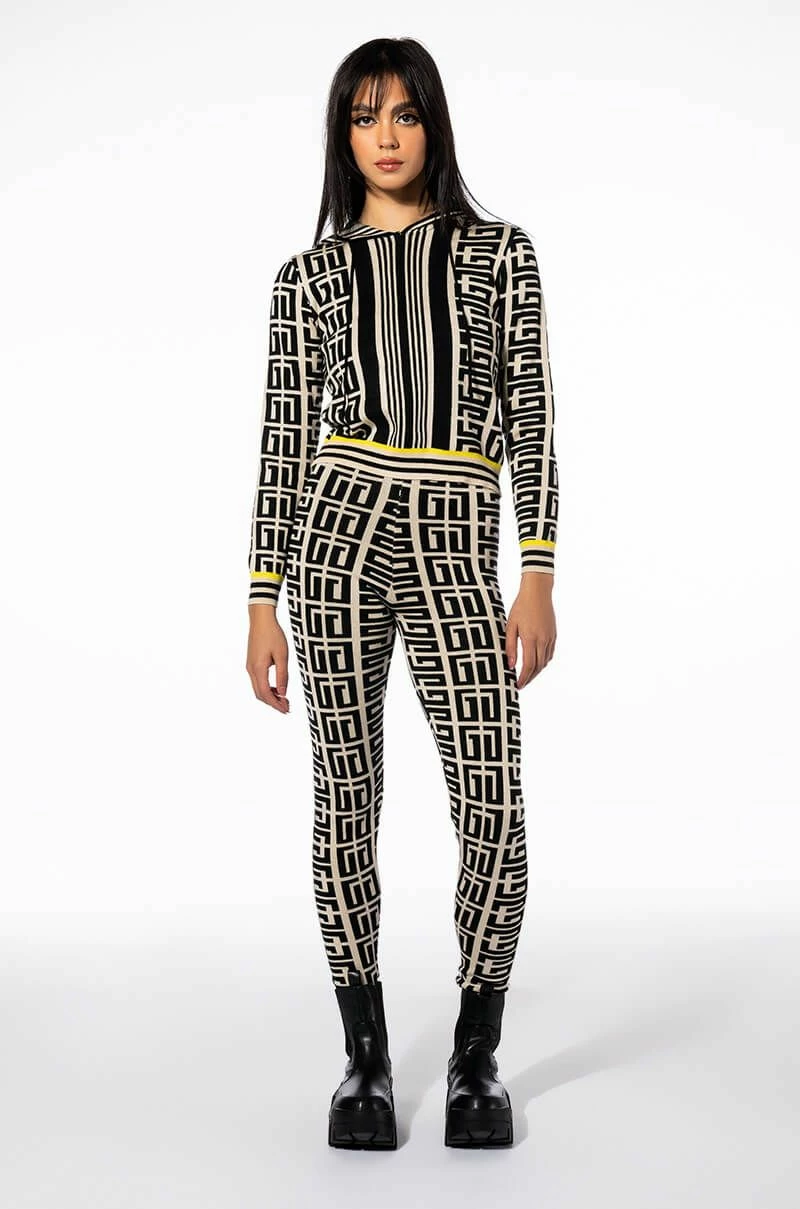 LOCKED IN GRAPHIC PRINT KNIT JOGGER - Image 7