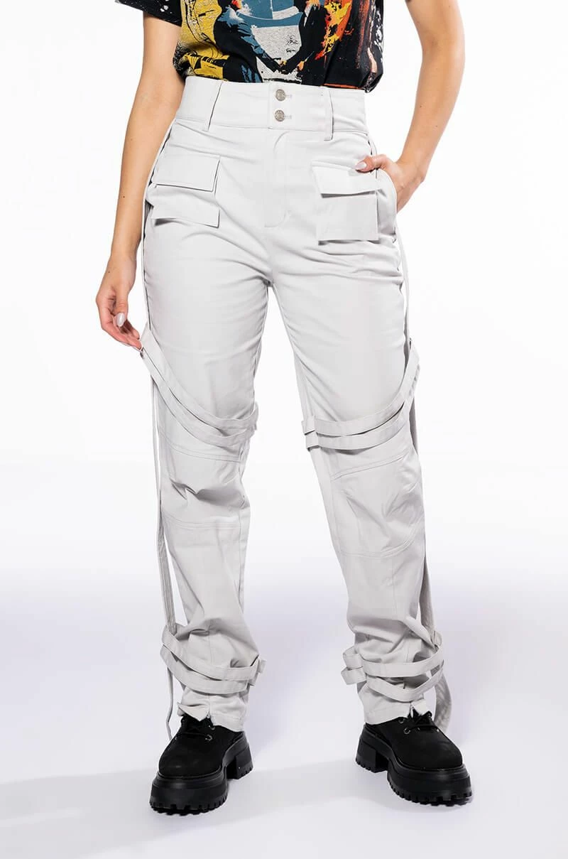 MIA CARGO PANT WITH TIES - Image 2