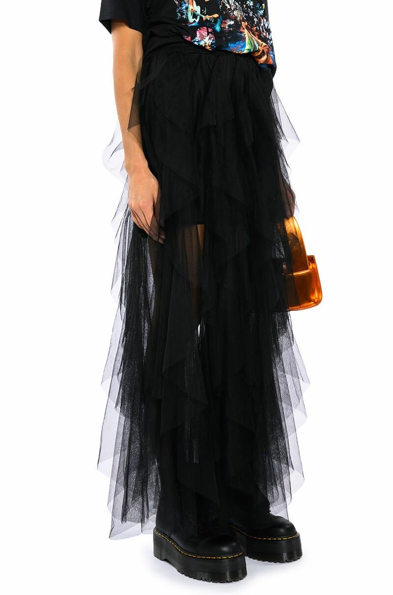 MODERN ROYALTY LAYERED MESH MAXI SKIRT - Image 2