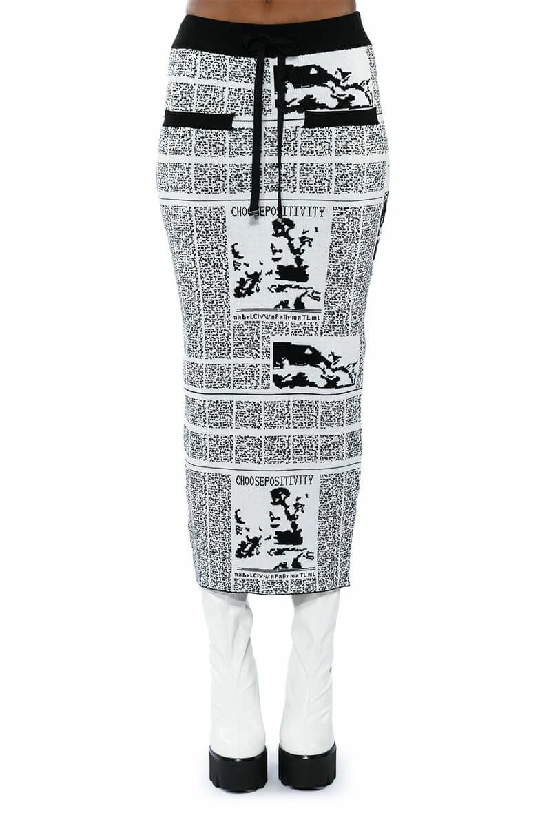 NEWSWORTHY KNIT MAXI SKIRT - Image 8