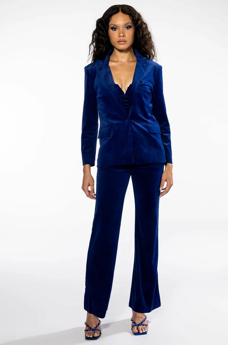 NIGHT MOVES VELVET WIDE LEG TROUSER - Image 10