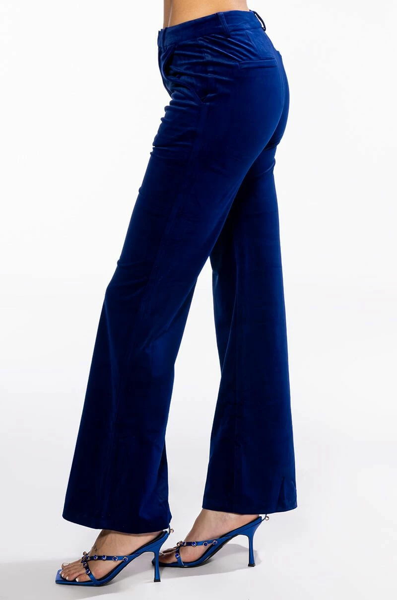 NIGHT MOVES VELVET WIDE LEG TROUSER - Image 6