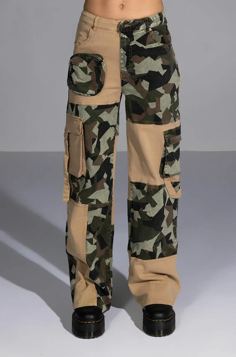 NO HEART PATCHWORK CAMO PANT - Image 3
