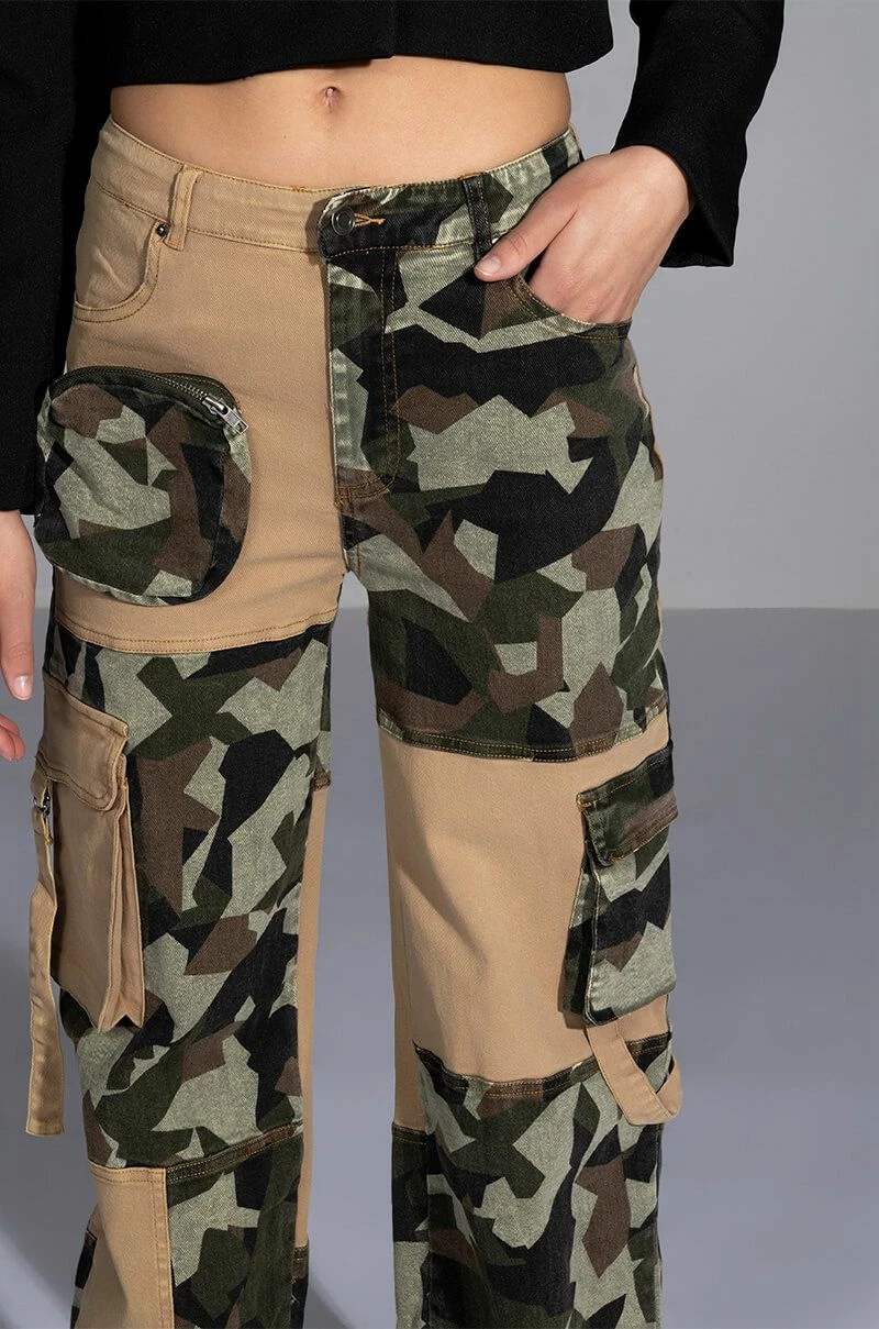 NO HEART PATCHWORK CAMO PANT - Image 7