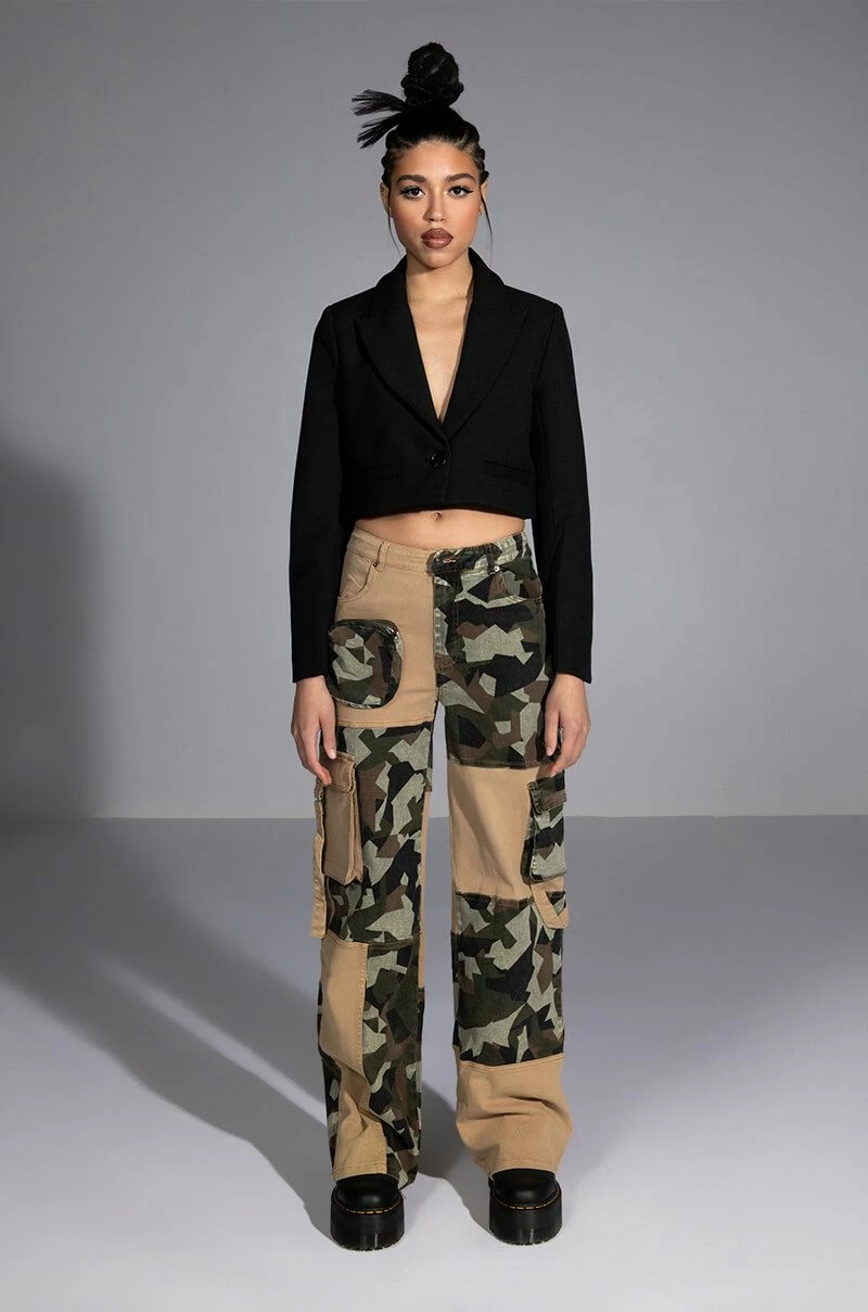 NO HEART PATCHWORK CAMO PANT - Image 8