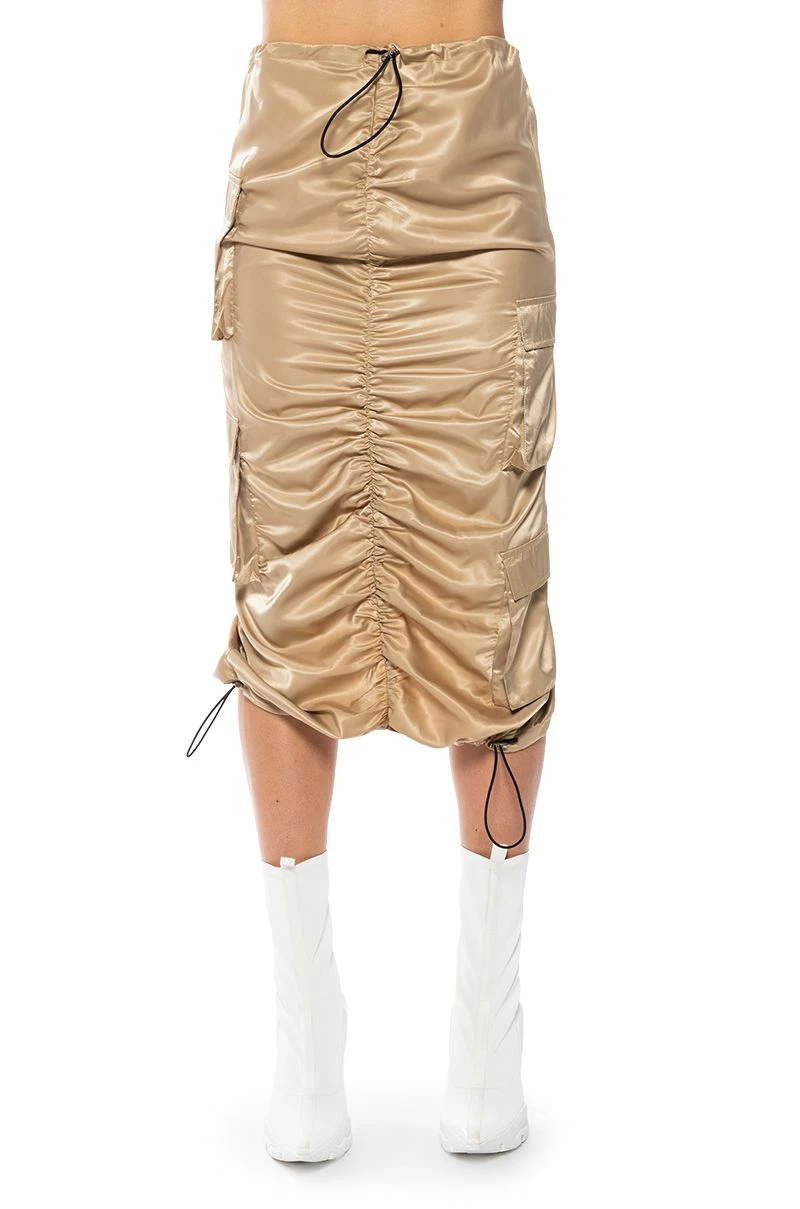 NO STOPPIN ME CARGO MIDI SKIRT - Image 6