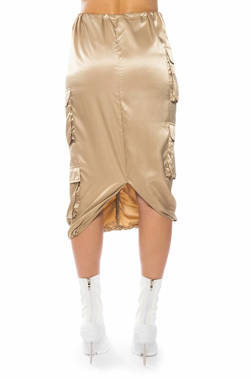 NO STOPPIN ME CARGO MIDI SKIRT - Image 8