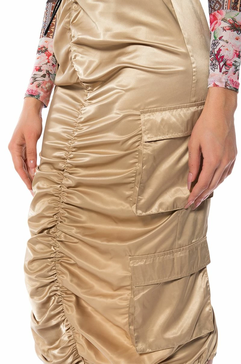 NO STOPPIN ME CARGO MIDI SKIRT - Image 9