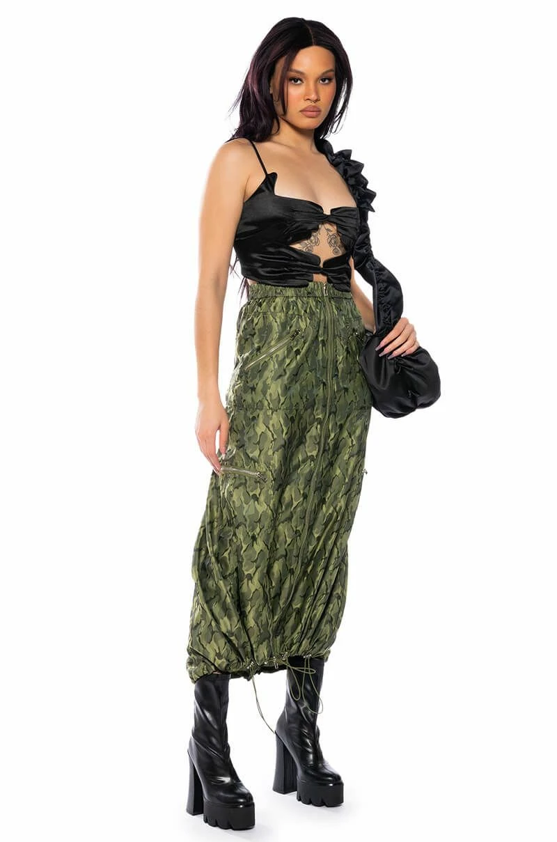 ONE KISS MIDI SKIRT - Image 4