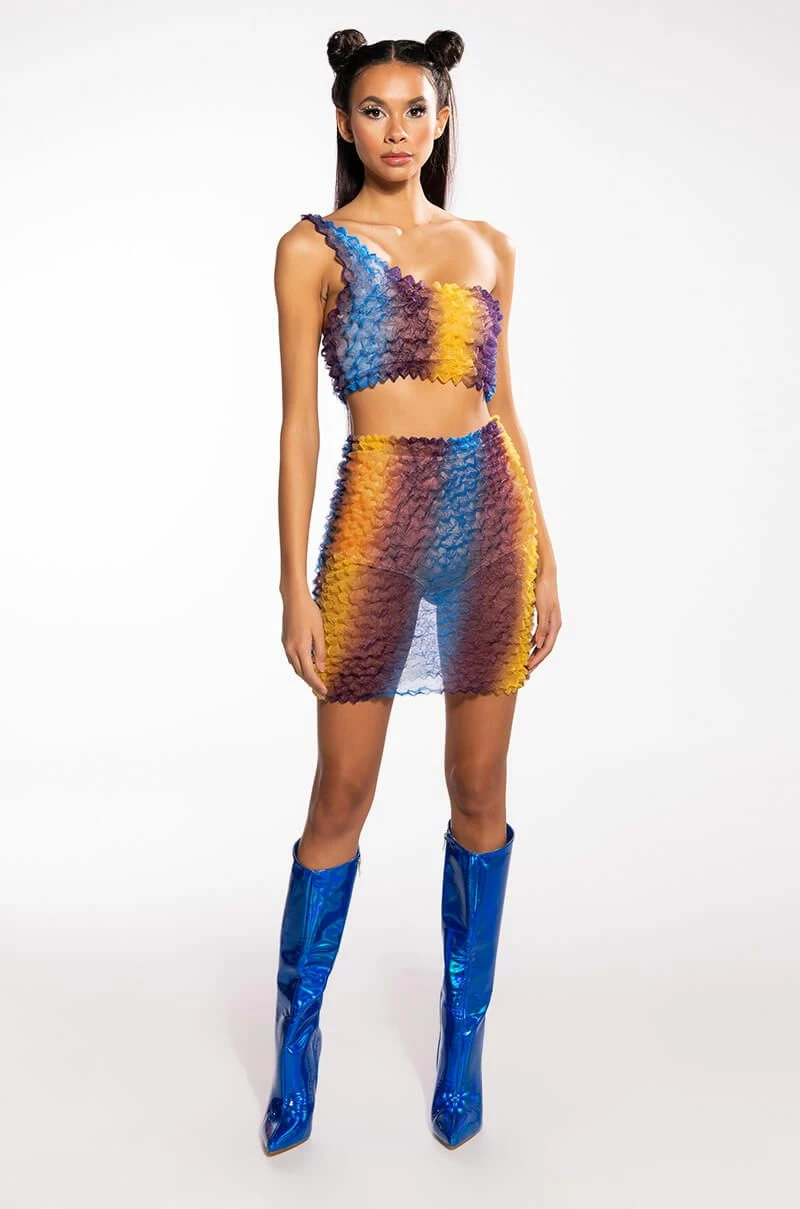 PALOMA TEXTURED MINI SKIRT - Image 10