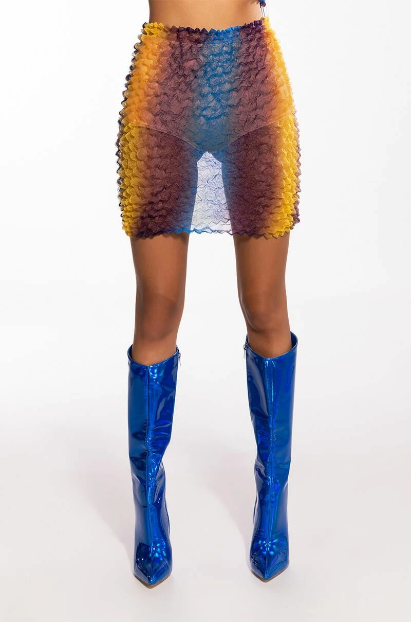 PALOMA TEXTURED MINI SKIRT - Image 6