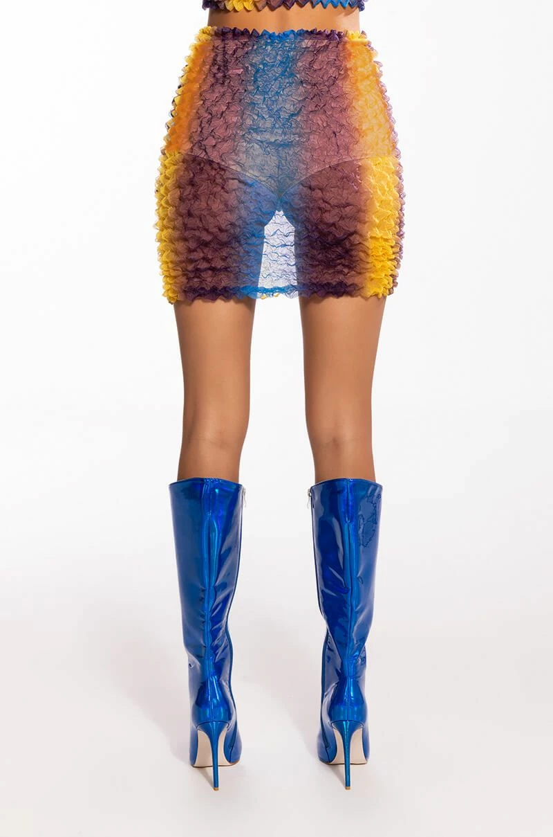 PALOMA TEXTURED MINI SKIRT - Image 8