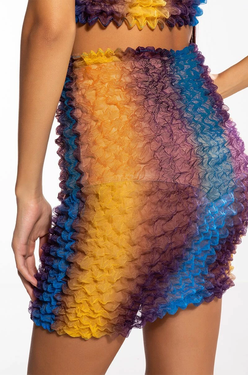 PALOMA TEXTURED MINI SKIRT - Image 9