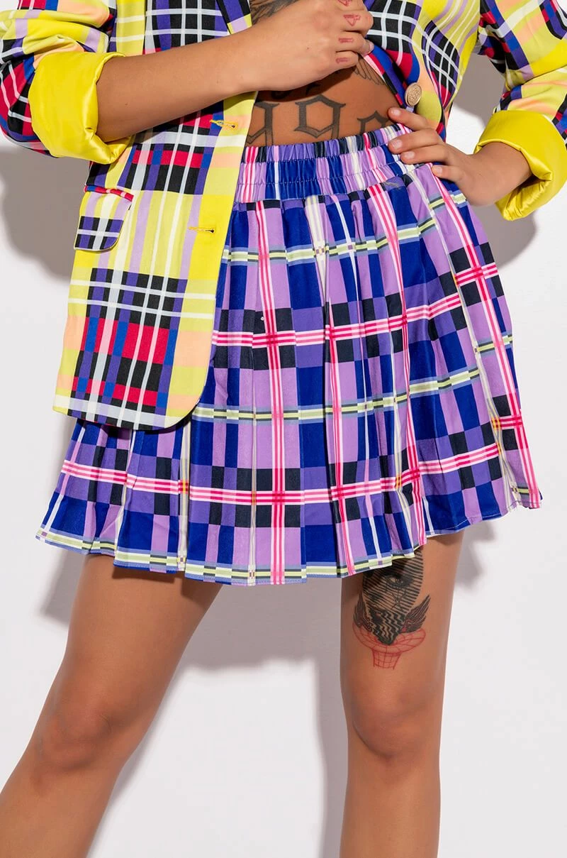 PRIVATE SCHOOL PLEATED MINI SKIRT - Image 2