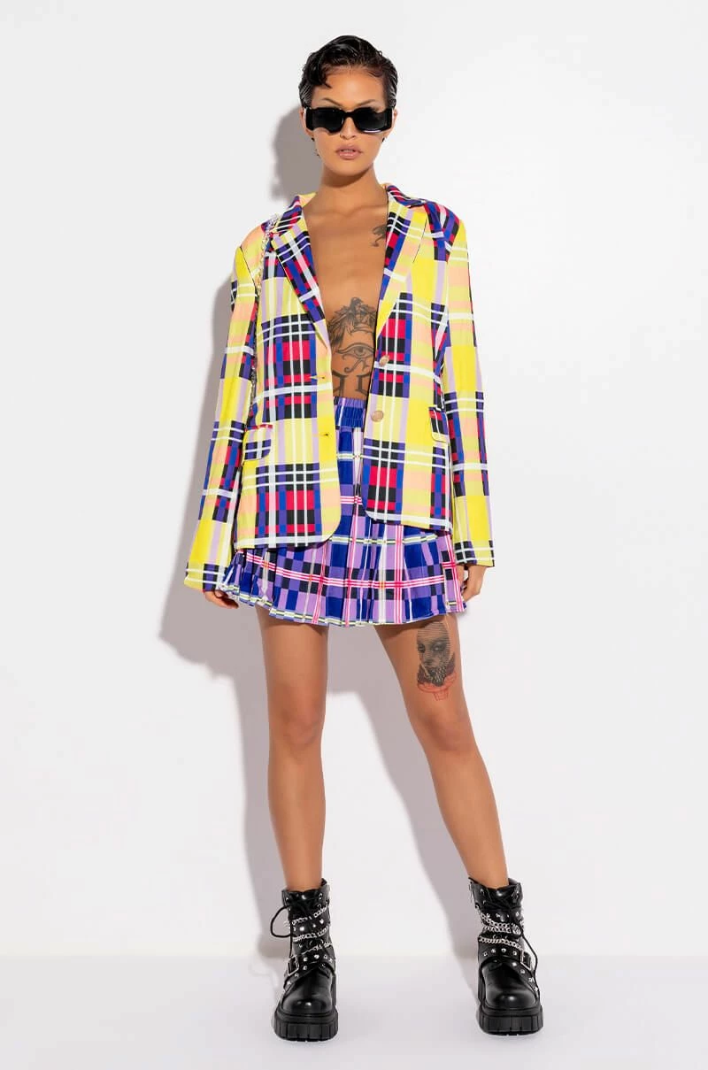 PRIVATE SCHOOL PLEATED MINI SKIRT - Image 4