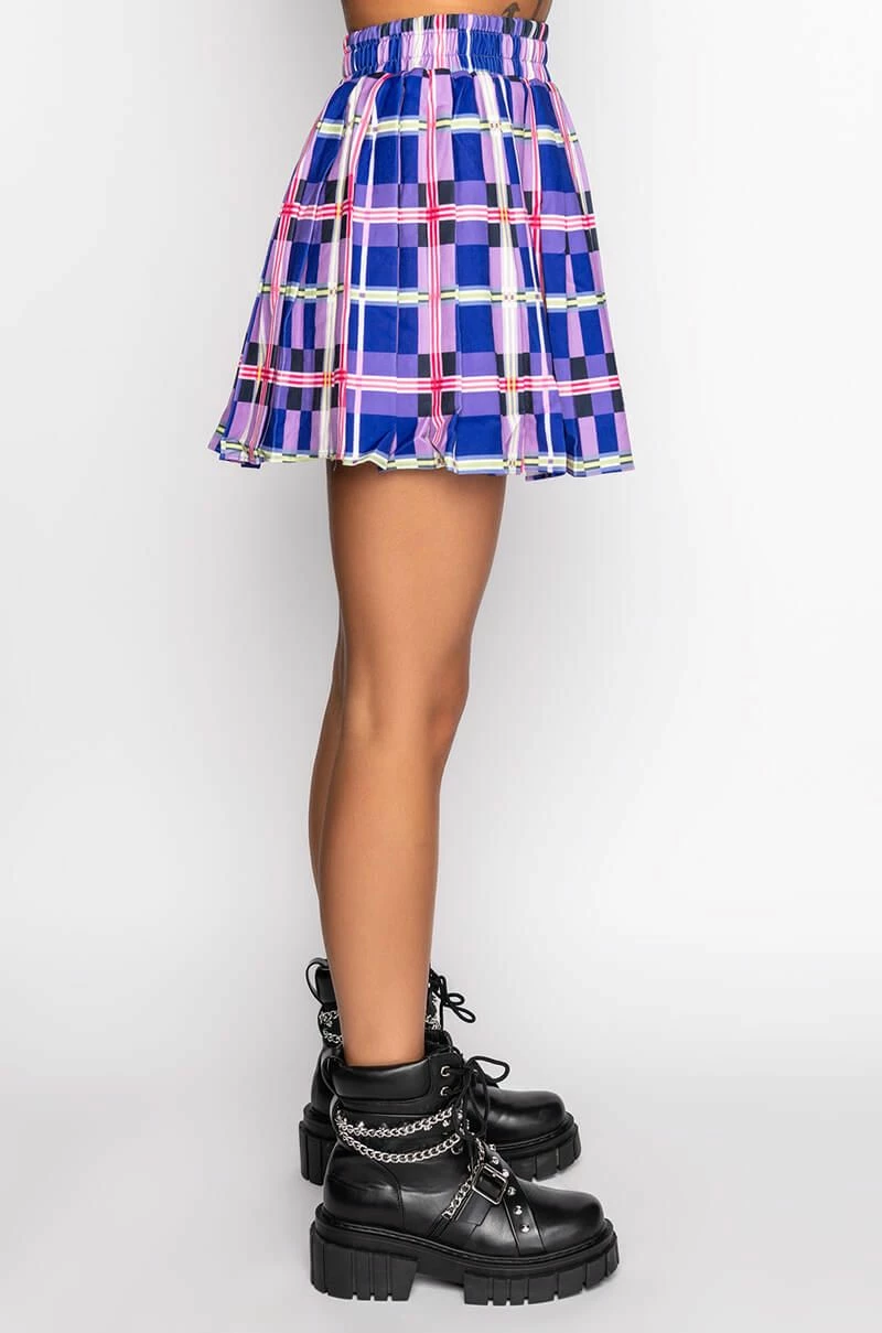 PRIVATE SCHOOL PLEATED MINI SKIRT - Image 6
