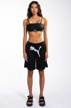 PUMA X DUA LIPA Basketball Shorts 21 PUMA X DUA LIPA Basketball Shorts -HORSE GIRL Shop puma x dua lipa basketball shorts black 10 10