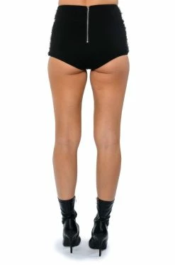 RICH WITH JEWELS BOOTY SHORTS -HORSE GIRL Shop rich with jewels booty shorts black white 7 7