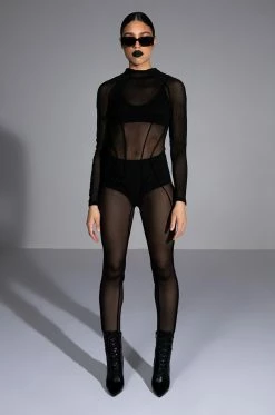 RUN THE WORLD MESH CATSUIT