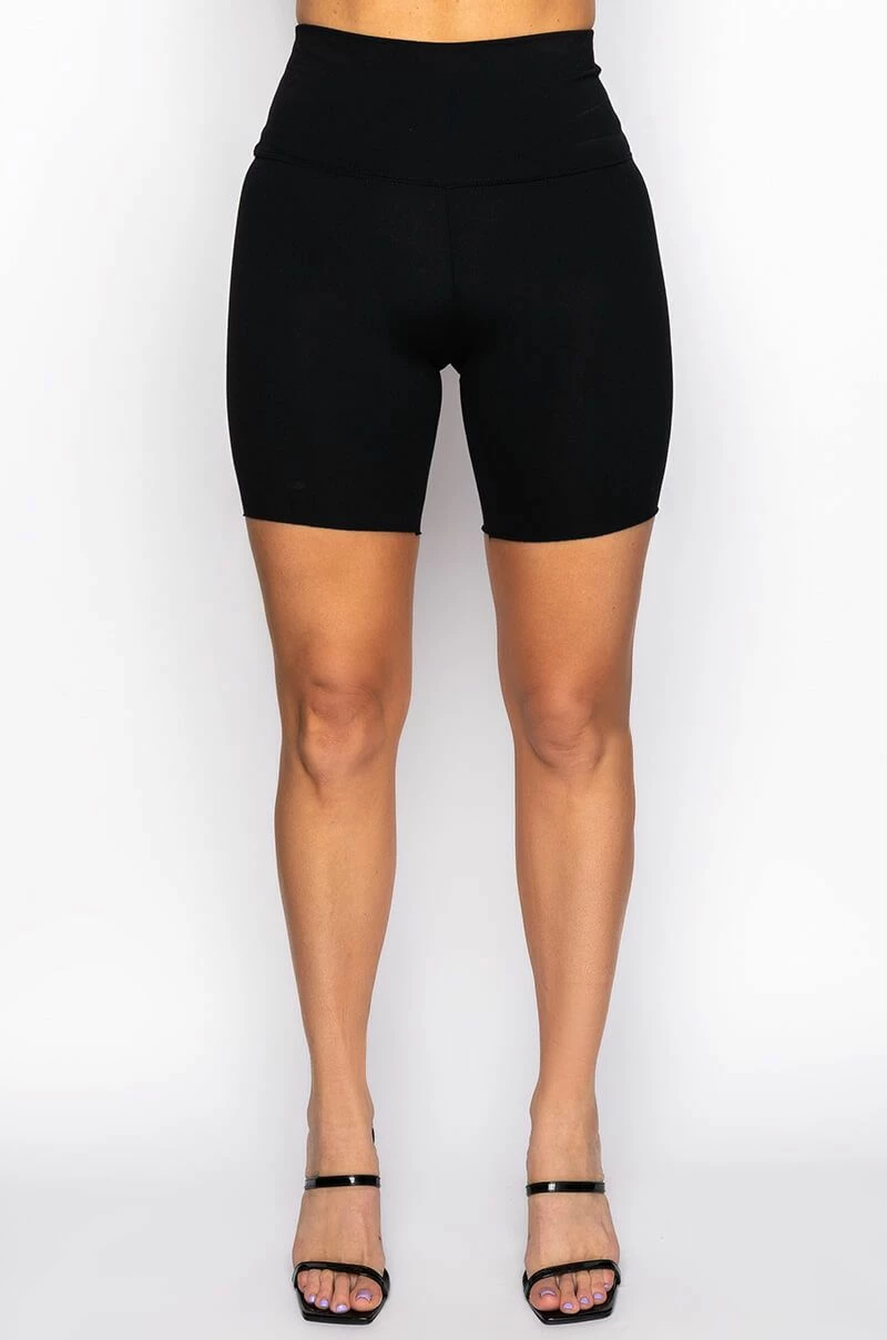 SNATCHED HIGH RISE BIKER SHORTS - Image 4