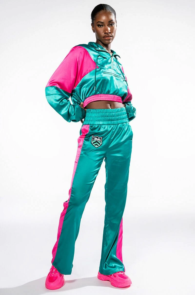 SUPERSONIC SATIN WIDE LEG JOGGER - Image 2