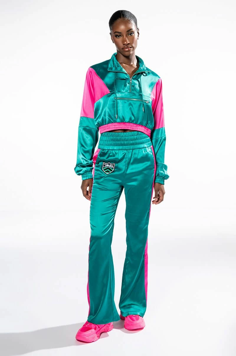 SUPERSONIC SATIN WIDE LEG JOGGER - Image 8