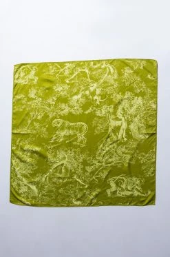 TIGER DYNASTY SATIN SCARF